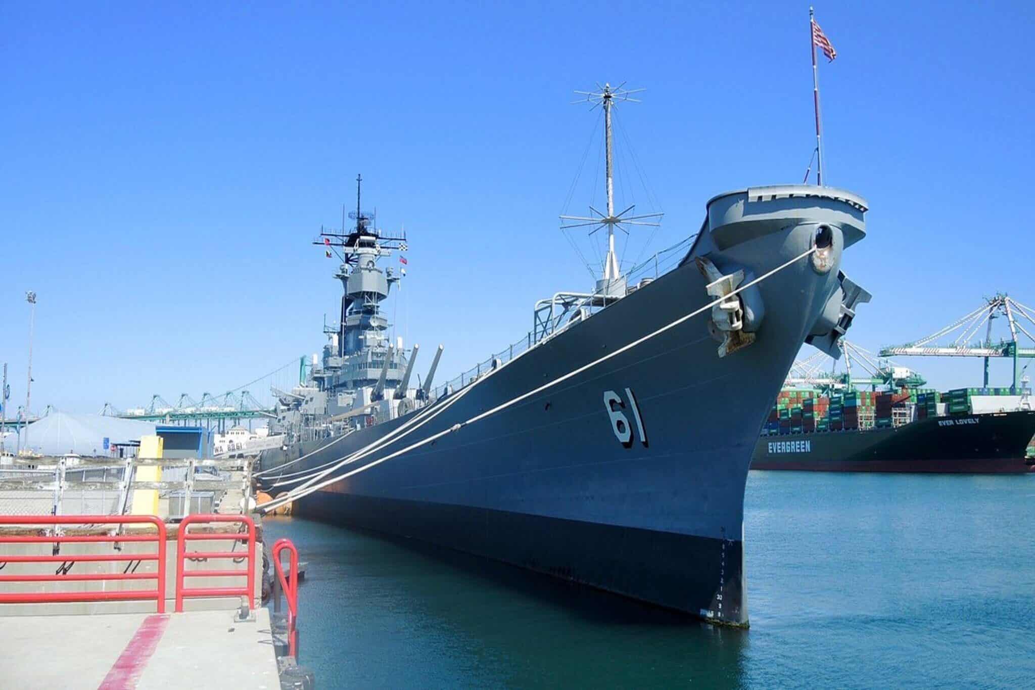 Battleship-USS-Iowa- open for visit